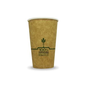 16oz Single Wall Paper Cup - Natural